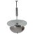Silver Chrome Bauhaus Pendant Lamp, 1930s For Sale - Image 8 of 8