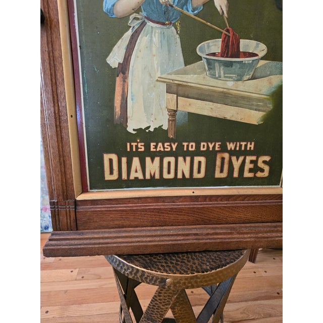 A very rare antique original ( guaranteed over 75 years old or older good condition handmade American ) advertising...