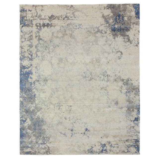 Bruges Multi Hand loom Bamboo/Silk Area Rug - 10'x14' For Sale