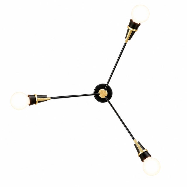 2020s Ravenhill Studio Church 3 Arm Pendant Light (Brand New) For Sale - Image 5 of 6