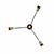 2020s Ravenhill Studio Church 3 Arm Pendant Light (Brand New) For Sale - Image 5 of 6