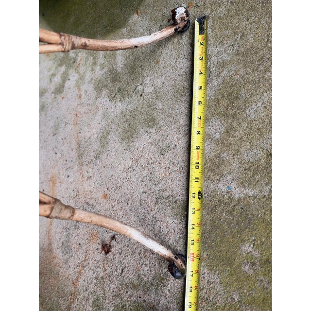 60's Midcentury Wrought Iron Base With Glass Top Patio/Outdoor Table For Sale - Image 11 of 13