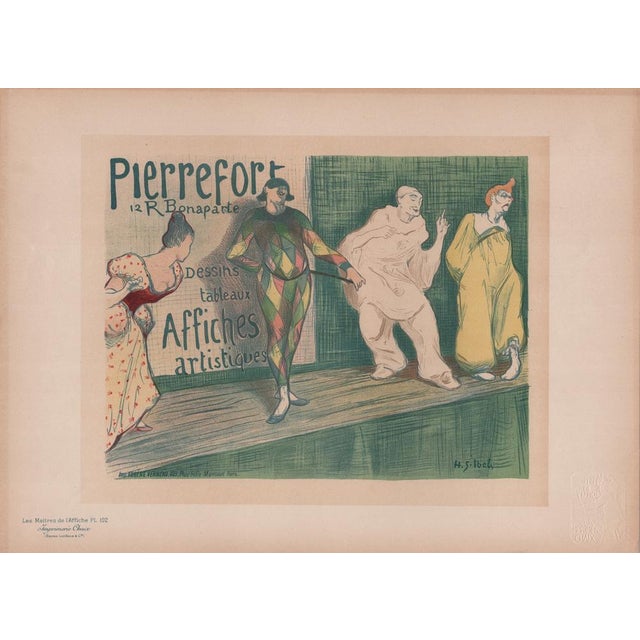 Ibels, Affiches artistiques Pierrefort, Lithograph For Sale - Image 8 of 13