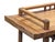 Simple Oriental Minimalistic Natural Wood Console Side Table Desk For Sale - Image 12 of 14
