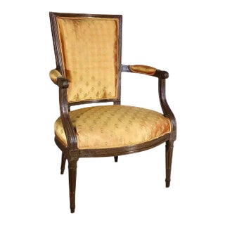 18th Century Vintage Louis XVI Period Armchair For Sale