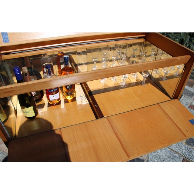 Wood Vintage Liquor Cabinet, 1970s For Sale - Image 7 of 9
