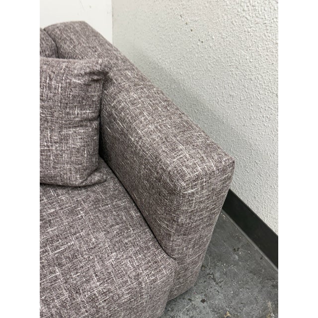 Bespoke Breuer Linen Sofa For Sale - Image 4 of 12