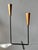 Mid-Century Teak and Metal Candleholder, 1960s, in Very Good conditions. Designed 1960 to 1969