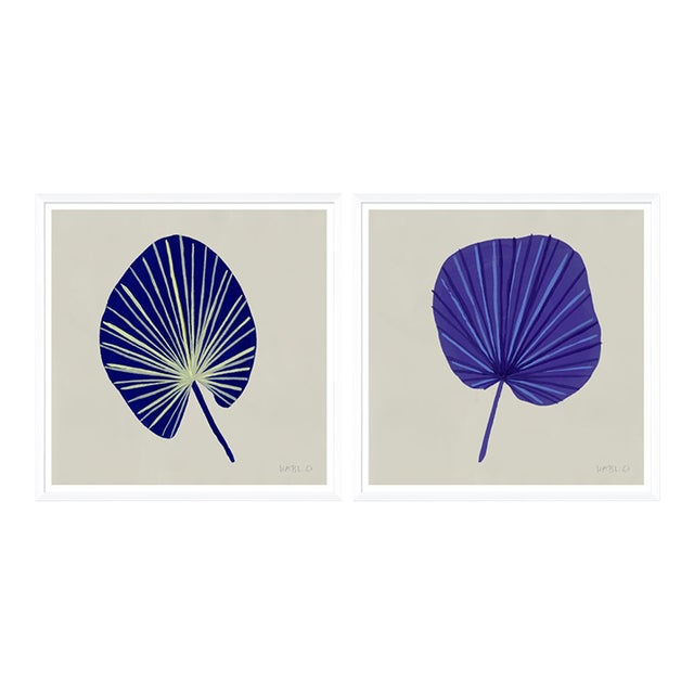 Condado Fan and Agua Dalla Fan by Susan Hable For Sale