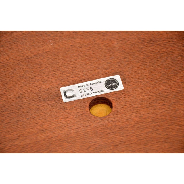 Danish Model 94 Dining Chairs by Johannes Andersen for Christian Linneberg, 1960, Set of 6 For Sale - Image 12 of 13