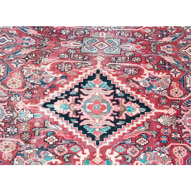 Early 20th Century Persian Mahal Rug For Sale - Image 10 of 14