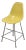 Eames Fiberglass Yellow Shell Counter Stool, Vintage For Sale