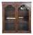 French Provincial Plantation Style Walnut Vitrine, Bookcase, 19th Century For Sale