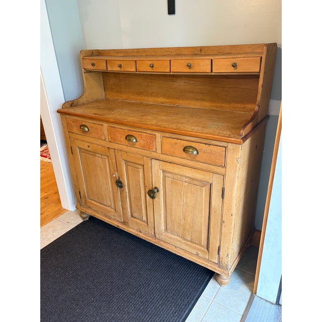 English Antique English Pine Sideboard For Sale - Image 3 of 12