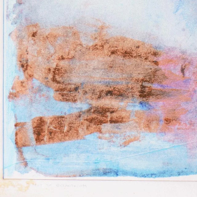 Abstract 'Flight to Byzantium' by Miklos Pogany, 1987; Abstract Monotype by San Francisco Bay Area Artist For Sale - Image 3 of 10
