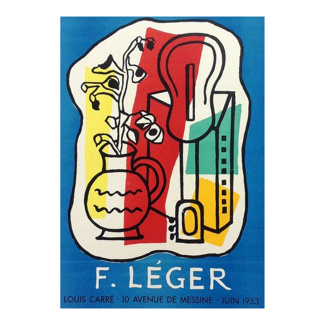 Leger Lithograph 34 Expo 1953 Art in Posters For Sale