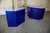 Blue International Acrylic Glass Reception Display Stands, 1980, Set of 2 For Sale - Image 9 of 18
