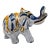 2000 De Rosa Rinconada Elephant Figurine – 24k Gold & Platinum Accents, Uruguay For Sale