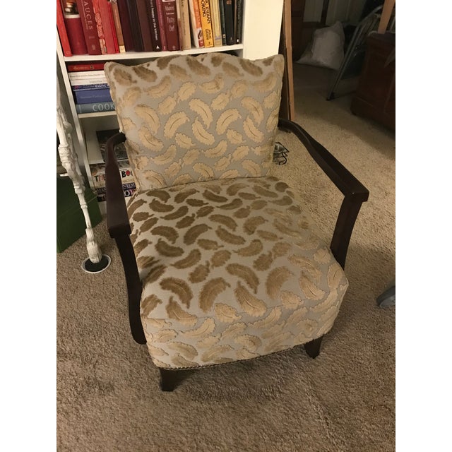 Beige Modern Hickory Chair Company Hollywood Accent Chair For Sale - Image 8 of 10