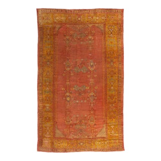 Late 19th Century Turkish Oushak Rug - 09'03 X 15'04 For Sale