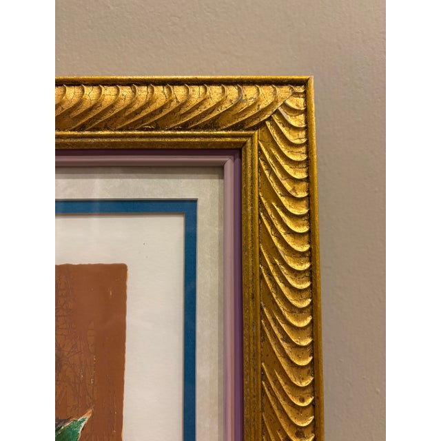 Late 20th Century Late 20th Century Itzchak Tarkay “Society Ill” Artist Proof Serigraph, Signed & Framed For Sale - Image 5 of 6