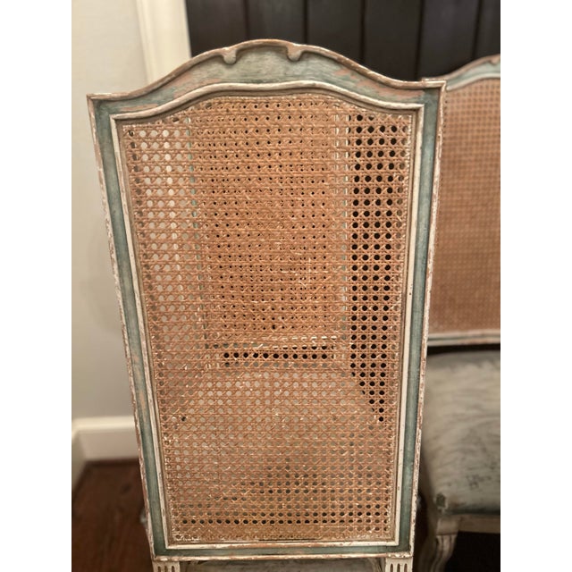 Mid 19th Century Set of 4 Antique French Dining Chairs For Sale - Image 10 of 11