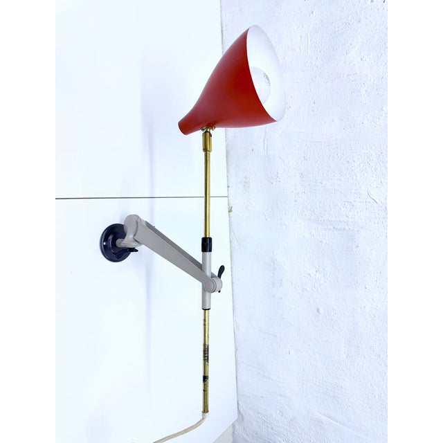 Mid Century Adjustable Wall Lamp from Stilnovo, 1950s For Sale - Image 6 of 18