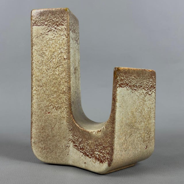 Modern Italian Majolica Vase by Roberto Rigon for Ceramiche Bertoncello, 1970s For Sale - Image 3 of 12