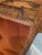 Wood Antique Late Victorian Quarter Sawn Oak Platform Rocker – Tufted Rust Velvet Accent Rocking Chair For Sale - Image 7 of 10