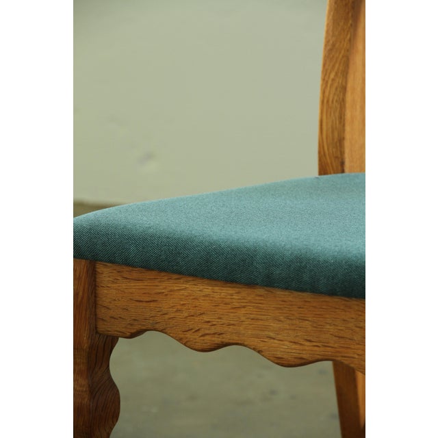 Vintage Razorblade High Back Dining Chairs by Henning Kjærnulf, Denmark, 1960s, Set of 6 For Sale - Image 17 of 18