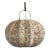 Split Raw Rattan Pumpkin Pendant Light 16" For Sale