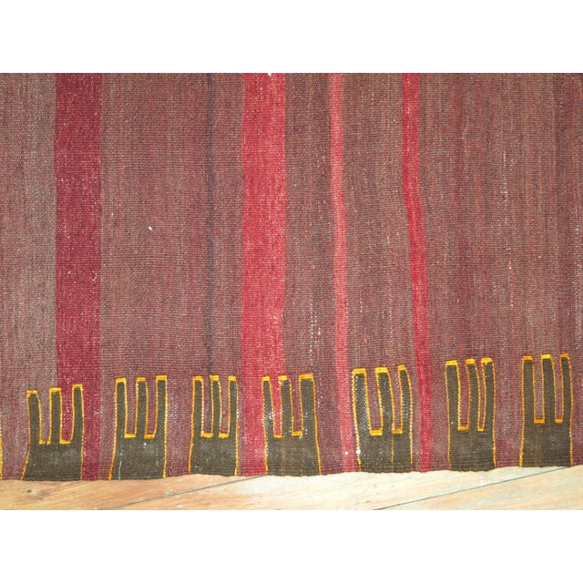 Vintage Persian Sofreh Kilim For Sale - Image 4 of 18