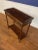 Wood Mahogany Hall Console Table by Leighton Hall - Showroom Sample For Sale - Image 7 of 8