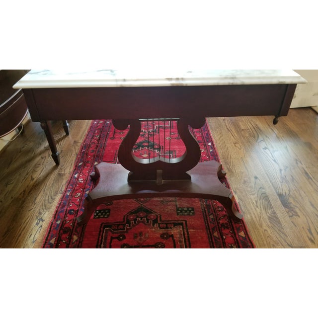 Mid 20th Century Attributed Pelham, Shell Leckie Italian Marble Top