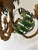 Green 1950 French Tole Faux Palm Tree Five-Light Chandelier Mid Century Modern For Sale - Image 8 of 10