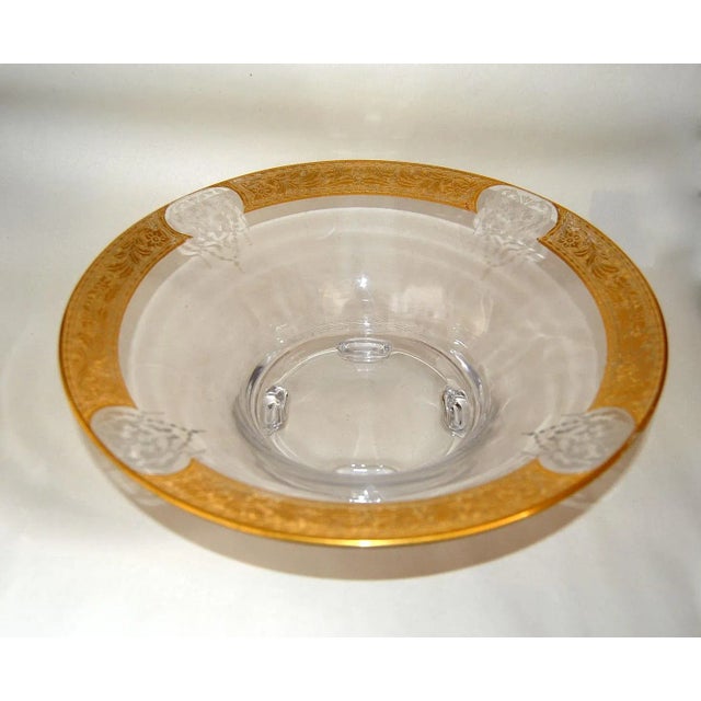 French Japonisme Etched Gilt and Cut Crystal Centerpiece For Sale - Image 4 of 11