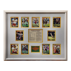 Washington Redskins - 1991 Super Bowl XXVI Champions, Framed Football Card Collection
