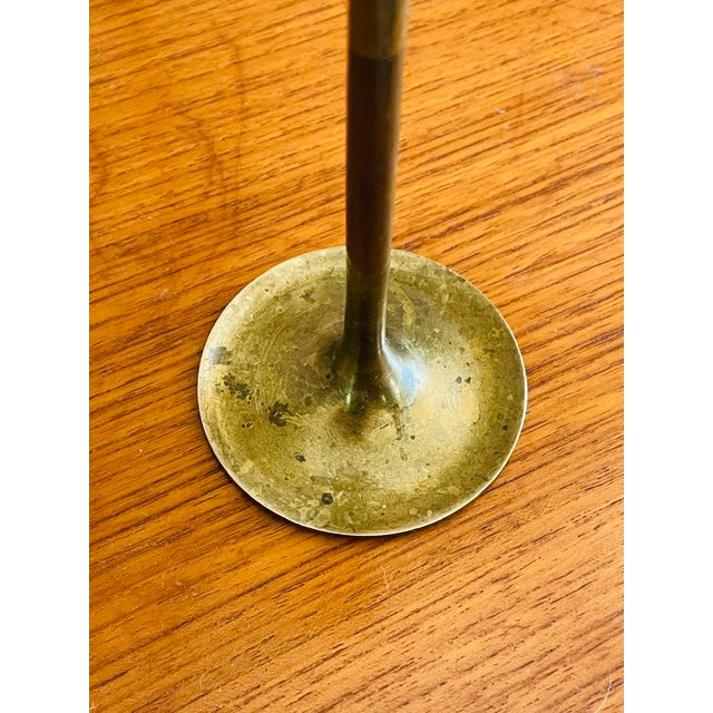 Mid-Century Brass Candlesticks, Set of 6 For Sale - Image 15 of 18