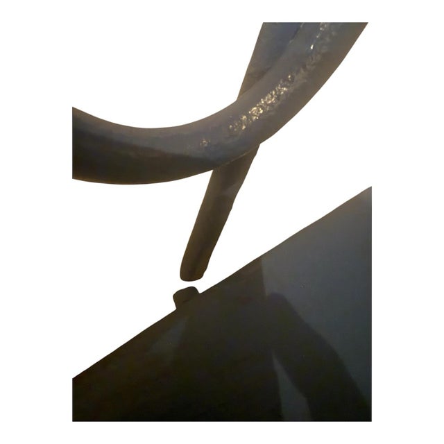 1995 Postmodern Memphis Iron Entry Console Table For Sale - Image 9 of 12
