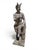 Impressive monumental stone sculpture depicting a faun, masterfully carved by the Neapolitan School in the early 20th...