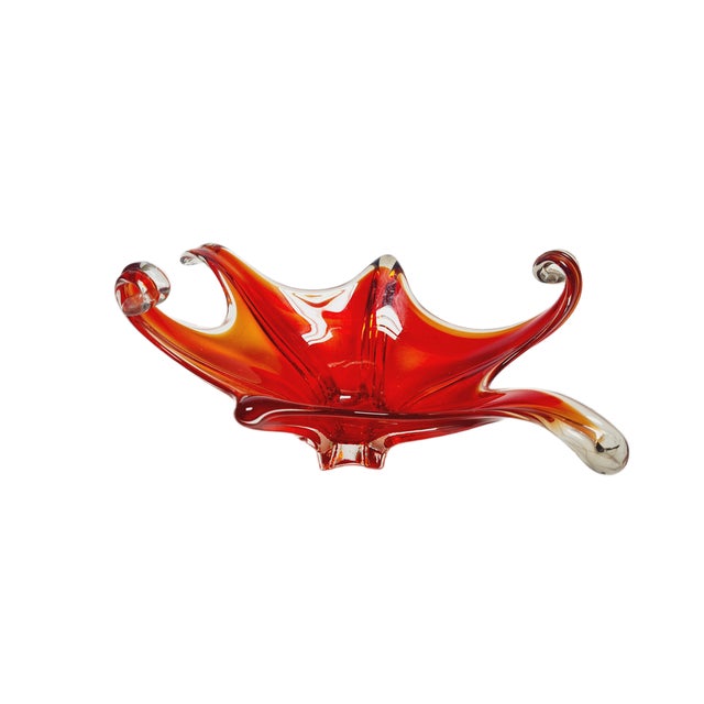 Glass Decorative Bowl by Murano Mandruzzato, Italy, 1950s For Sale - Image 7 of 18