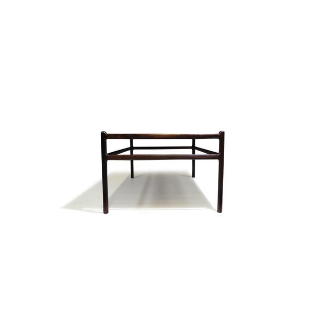 Brown Rosewood Coffee Table by Johannes Anderseon for CFC Silkeborg For Sale - Image 8 of 11