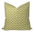Betwixt Pillow Cover in Chartreuse, 22x22 Pillow For Sale