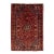 Allover Designed Persian Shiraz Room SIze Wool Rug in Red For Sale