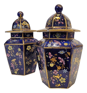 Porcelain Vases from Masons, England, 1820s, Set of 2