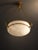 French Art Deco Alabaster and Brass Pendant Light, 1930s For Sale - Image 6 of 6