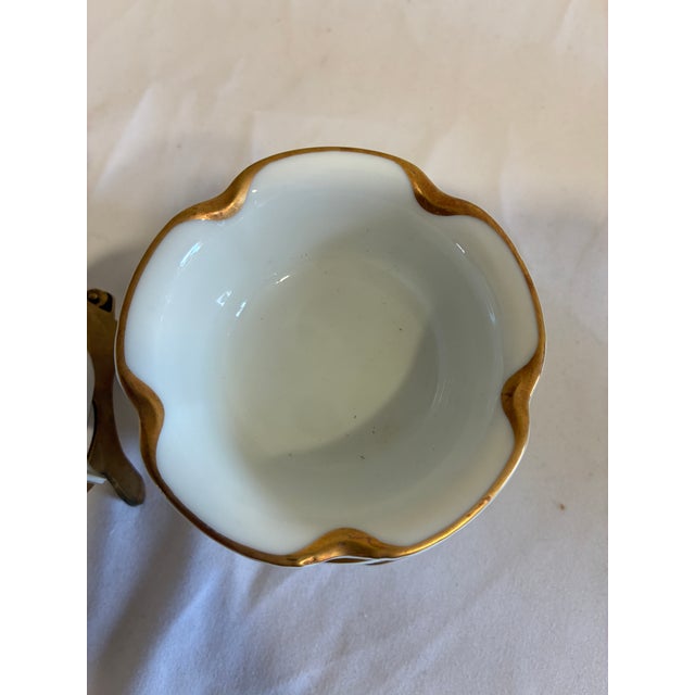 Ceramic Vintage Haviland & Co. Limoges Gold Rim Sauce Dishes, Set of 11, France For Sale - Image 7 of 10