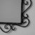 20th Century French Wrought Iron Wall Mirror For Sale - Image 10 of 11