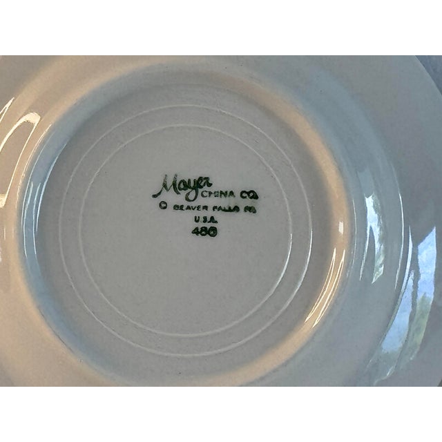 Vintage 1950s Flamingo Restaurant Ware Plates - A Pair For Sale - Image 4 of 5