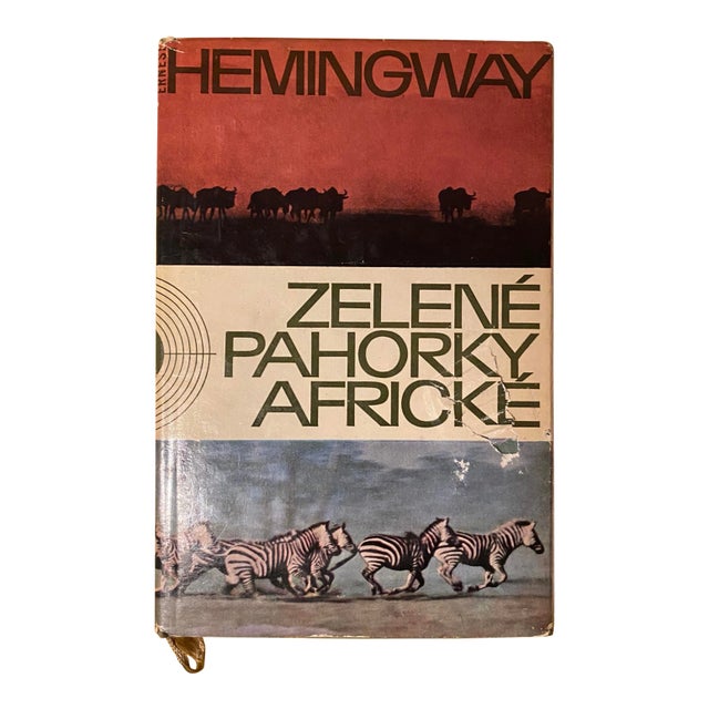 1960s Ernest Hemingway’s Green Hills of Africa in Czech For Sale